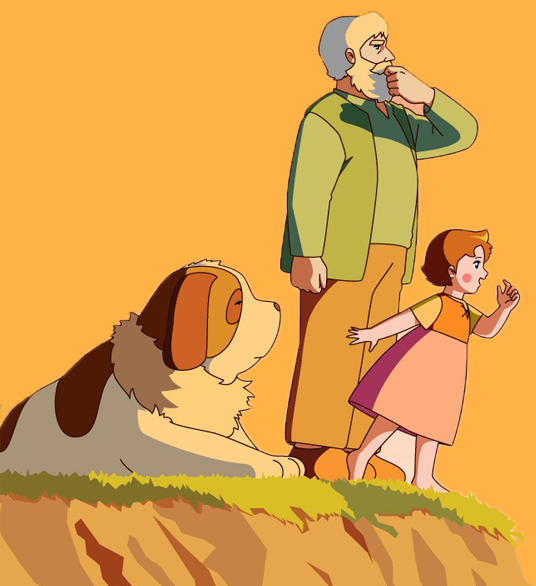Szene aus Heidi