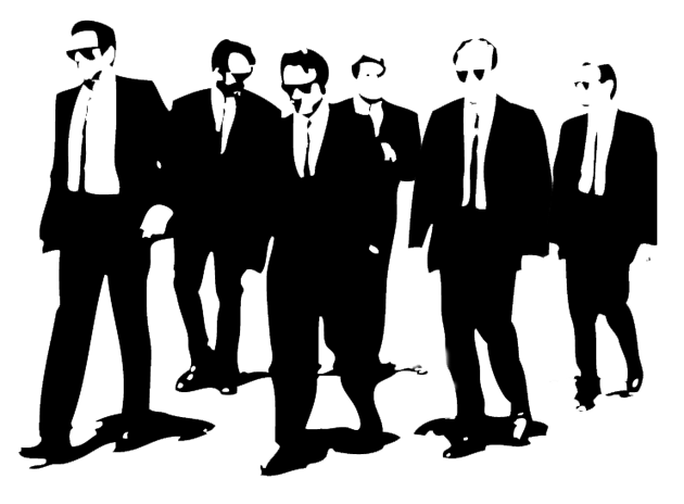 Reservoir Dogs Silhouetten